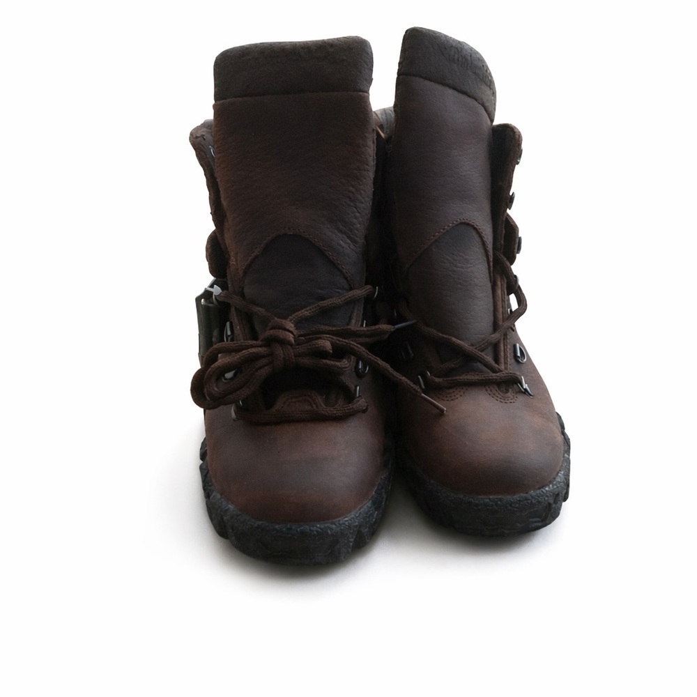 Timberland Men’s Brown Leather Hiking Boots – Size 9 New Without Box
